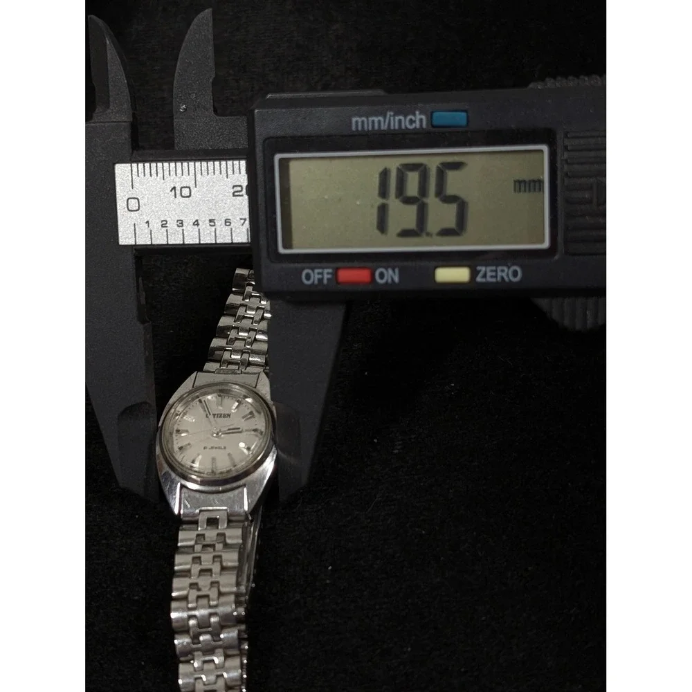 Citizen 6800 Vintage Watch Womens Silver Stainless Steel 21 Jewels‎ Manual